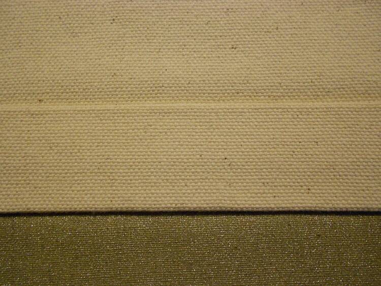 How to Make a Canvas Floor Cloth fold over 1" for hem